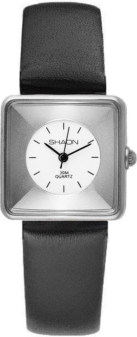 Shaon 35-1014-15 Horloge - Leer - Groen - Ø 26 mm