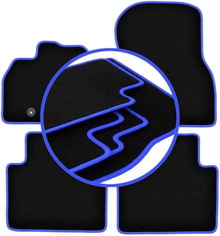 CARLUX-BLUE automatten voor: Renault Zoe II hatchback (2018-)