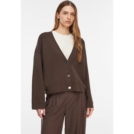 Comma  Cardigan Brown Size: 42 | Cropped Jackets Outlet | Dames | Bruin