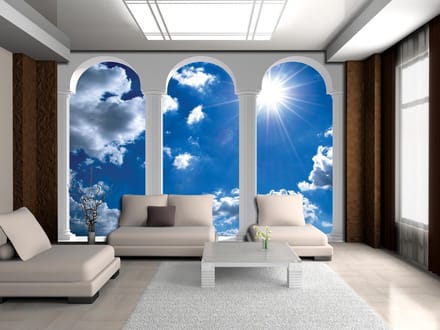 Poster | Blauw | 104 x 70,5 cm