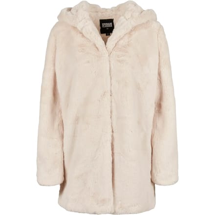 Urban Classics - Hooded Teddy Winterjas - S - Wit