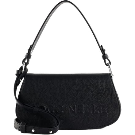 Coccinelle Myrtha Maxi Log - Schoudertas 24 cm (noir)