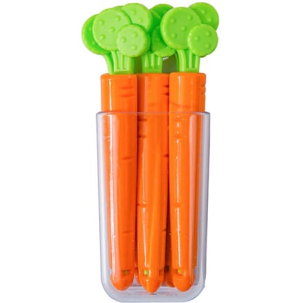 5 stuks plastic sluitclips, voedselclips, chipclips voor snackzakjes, voor keukenopslag orange