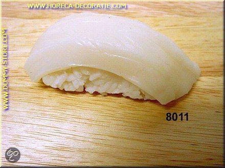 Nigiri Sushi Ika (Inktvis) dummy