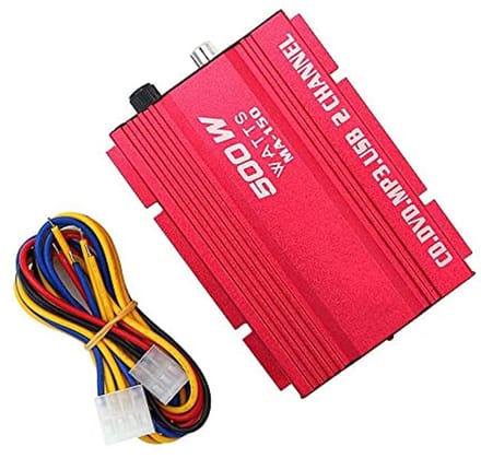 Solidchoice - Mini 2-Kanaals Hi-Fi Auto Amplifier met USB