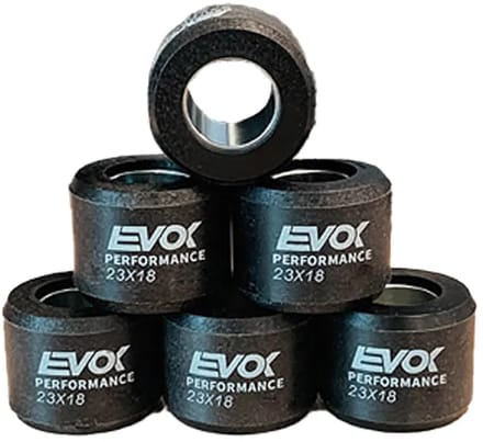Evok Iron Drive Cvt 23 X 18 Mm 15g Variatorrollen Zilver 23 x 18 mm / 15 g