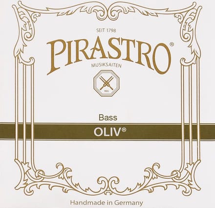 Pirastro P241100 double bass string G-1 medium, gut core, chrome steel