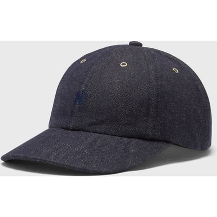 Broken Twill Cotton Linen Denim 6 Panel Cap