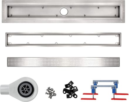 Douchegoot voor vinylvloer 60 cm Wiper VinylFloor Sirocco complete set