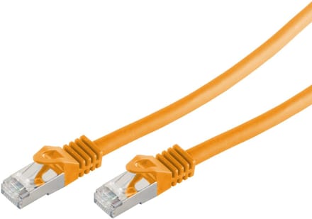 S/FTP CAT7 10 Gigabit netwerkkabel / oranje - LSZH - 50 meter
