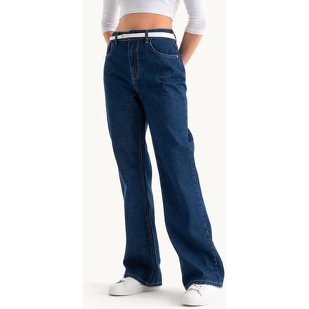 Hoge Taille Wijde Pijpen Jeans