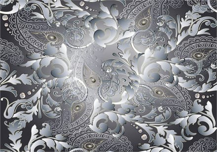 Fotobehangkoning - Behang - Vliesbehang - Fotobehang - Oriental Pattern - 150 x 105 cm