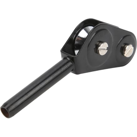 Dubbele Roller Hengel Geleider Top Katrol Ring Hengel Geleider Toppen Visboot Trolling Gereedschap 4.0mm black