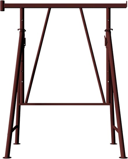 Vouwsteiger Compact - Werkplatform - Hoge klussen - In hoogte verstelbaar - 1.20m - 1.95m
