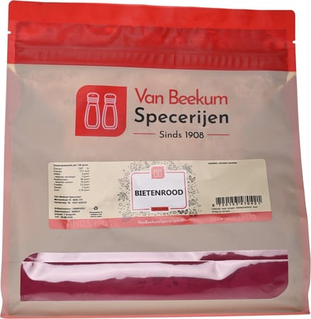 Van Beekum Specerijen - Bietenrood - 1 KG (hersluitbare stazak)