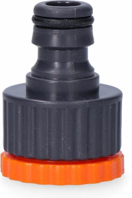 EDM Kraanstuk Tuinslang - 1/2 & 3/4" - Binnendraad - Oranje