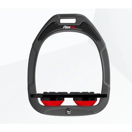 Platte Grip Beetle Antraciet/Zwart/Rood Flex-On Green Composite