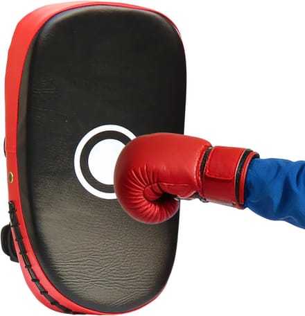 Bokstraining Trainingspads - Stootkussen Boksen - Vechtsport Training - Gebogen Ontwerp - 37 cm - Enkel attribuut