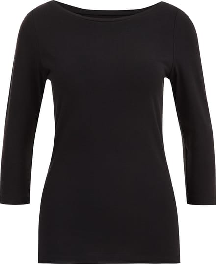 WE Fashion Dames T-shirt met driekwart mouwen