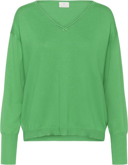 Kaffe KAlizza Mai Pullover Dames Trui - Bright Green