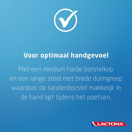 Lactona M40 Medium Duo - Tandenborstel - Medium hard  - 2 stuks
