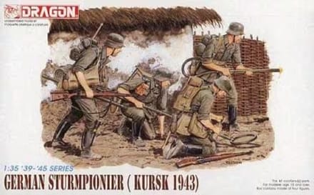 Dragon Modelbouwpakket Militaire voertuigen - 6024 German Sturmpionier - Kursk 1943 - Figuren Plastic - 1:35 - Modelbouw