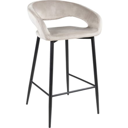 Kick barkruk Lenn - Velvet Champagne
