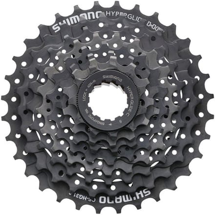 8-speed cassette Shimano Altus HG31 11-34T - Zwart