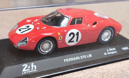 Ferrari 275 LM J. Rindt M. Gregory Le Mans 1965 - Edition Atlas miniatuur 1:43