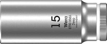Wera 8790 HMA Deep 05004512001 Dop (zeskant) Dopsleutelinzetstuk 15 mm 1/4 1 stuks 1/4