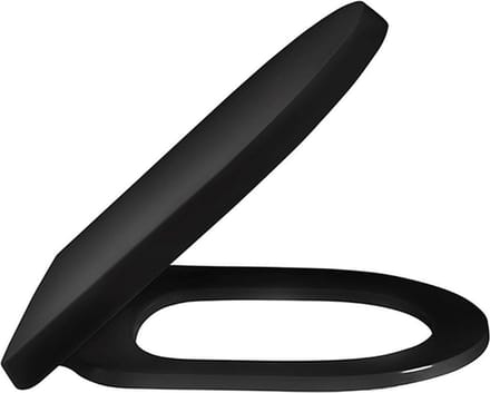 Pressalit Comfort D2 closetzitting met deksel uni met softclose en lift-off polygiene zwart