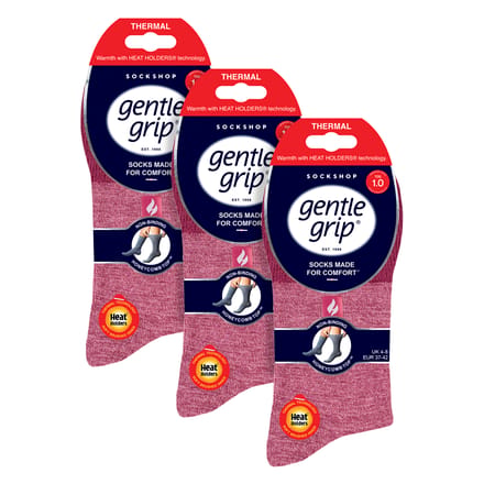 3-Pack Dames Thermosokken Warme Winter Crew Sokken met Geborstelde Binnenkant