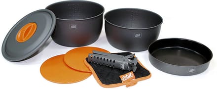 Esbit CW2500HA dubbele kookpot 2,5L - dubbel kookpot - aluminium