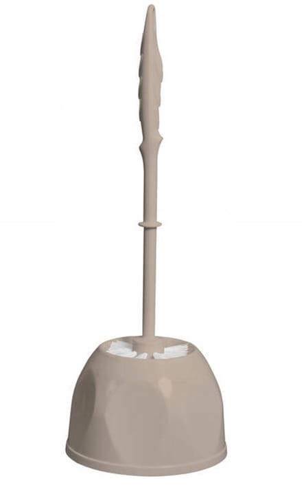 Bisk Serie A - Vrijstaande WC Borstel - Beige - Kunststof