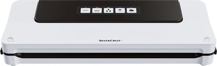 Silvercrest Vacumeermachine Wit - Vacuum water- en luchtdicht te verpakken - 125 W - 3m Folierol