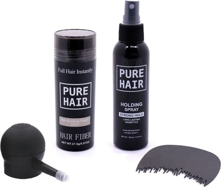 Pure Hair Premium Haarvezels Set Grijs