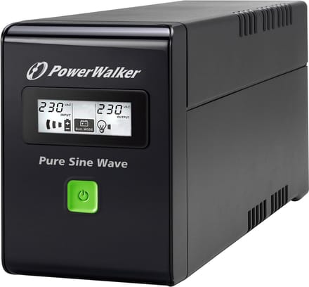 BlueWalker 10120086 - PowerWalker VI SW - 800VA/480W - Line Interactive UPS