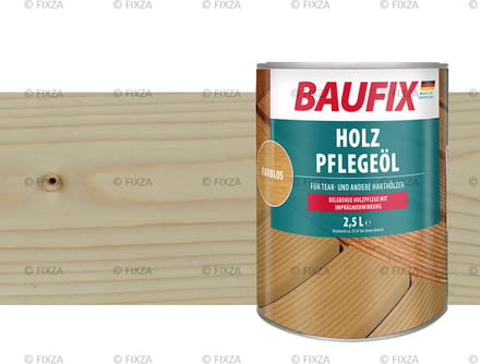 BAUFIX Houtverzorgingsolie 2,5 liter (Kleurloos halfmat)