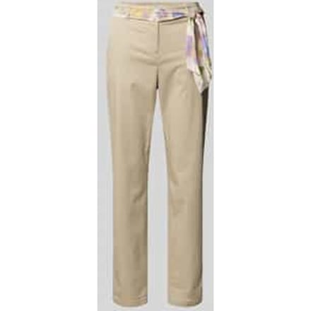 Slim fit chino met viscose