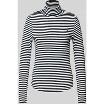 Slim fit shirt met lange mouwen van viscosemix