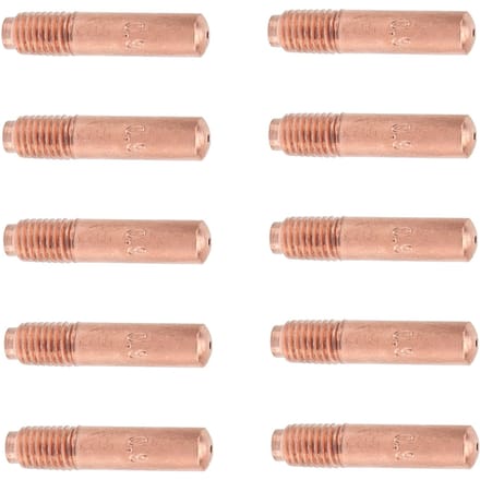 10 stuks Geleidende Mondstukken voor MIG Lassen Contactpunten Koper Kleine Accessoires 0,9 mm