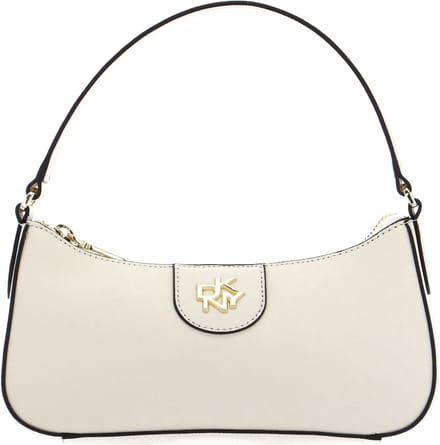 DKNY Handtas Schoudertas Carol Saffiano Handbag Ivory Crème