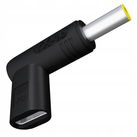 USB-C naar DC 3.0x5.5mm Adapter met PIN voor Laptop 20V