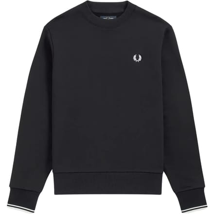 Fred Perry Sweater Logo Navy - Maat L - Heren - Sweaters