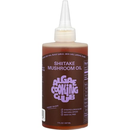 Algen Kookclub, Shiitake Paddenstoelolie, 207 ml (7 fl oz) white