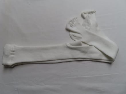 Collant - Maillot - kousenbroek - Effen - Wit - 1 jaar 80