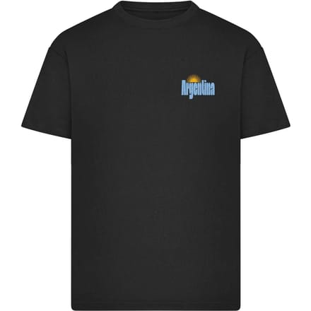 Mister Tee - Great Agentina Oversize Heren Tshirt - S - Zwart