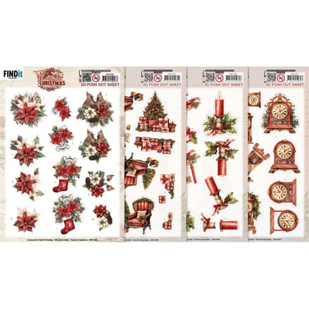 3D Stansvel set "Christmas"