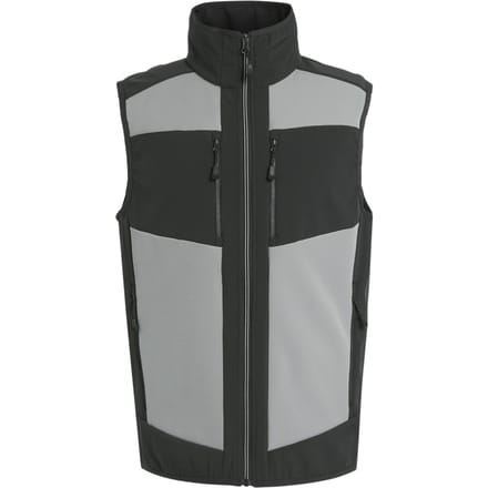 Regatta Heren E-Volve Colour Block Softshell Bodywarmer (Mineraalgrijs/antraciet)