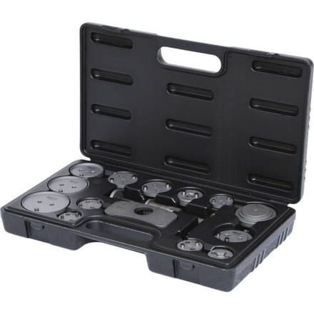 KS Tools 150.2015 Set gereedschap voor remzuiger, 15-delig